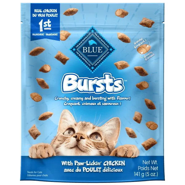 BLUE Bursts Cat Treats; Paw-Lickin' Chicken