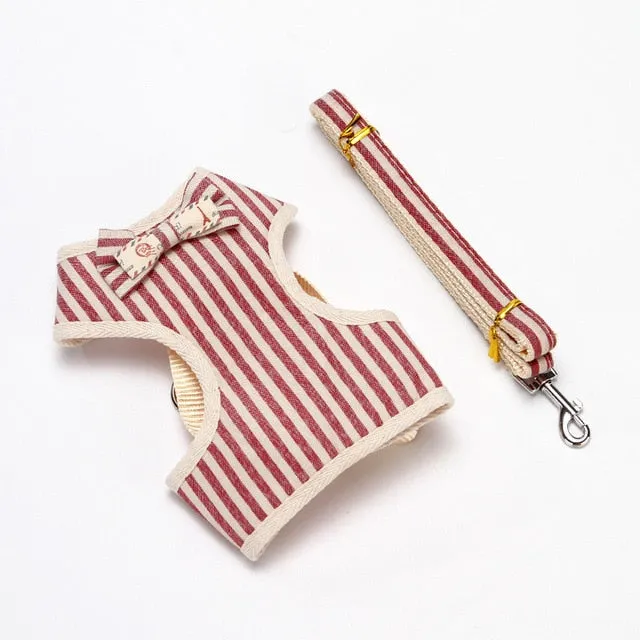 Cute Bowknot Puppy Training Walking Vest